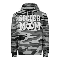 Slate Camo womens soccer mama soccer mom Premium Hoodie - linhVisuals