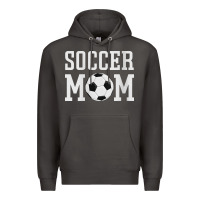 Smoke womens soccer mama soccer mom Premium Hoodie - linhVisuals