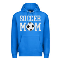 True Royal womens soccer mama soccer mom Premium Hoodie - linhVisuals