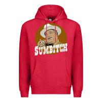 Cardinal sumbitch distressed Premium Hoodie - linhVisuals