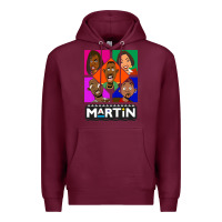 Burgundy Martin TV Show Premium Hoodie - linhVisuals
