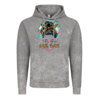 Cloud Rock nail tech life messy bun Vintage Hoodie - BarkalooDesign
