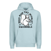 Blue Mist who run the world squirrels Premium Hoodie - linhVisuals