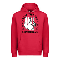 Cardinal who run the world squirrels Premium Hoodie - linhVisuals