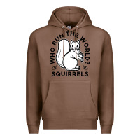 Chestnut who run the world squirrels Premium Hoodie - linhVisuals