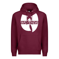 Burgundy music clan Premium Hoodie - linhVisuals