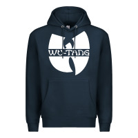 Navy music clan Premium Hoodie - linhVisuals