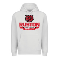 Dove Grey ruston high school Premium Hoodie - linhVisuals