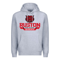 Heather Grey ruston high school Premium Hoodie - linhVisuals