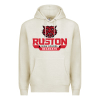 Oatmeal Heather ruston high school Premium Hoodie - linhVisuals