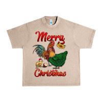 French Oak merry christmas chickens Urban Heavy Tee - RanaPortraitStore