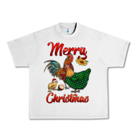 Lunar Rock merry christmas chickens Urban Heavy Tee - RanaPortraitStore