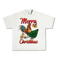 Pistachio merry christmas chickens Urban Heavy Tee - RanaPortraitStore