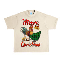 Sandshell merry christmas chickens Urban Heavy Tee - RanaPortraitStore