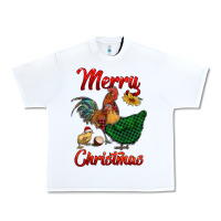 Merry Christmas Chickens Urban Heavy Tee | Teevron