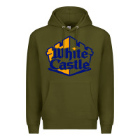Army Green white castle high school Premium Hoodie - linhVisuals