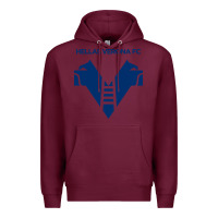 Burgundy the-hellas-verona-pen Premium Hoodie - linhVisuals