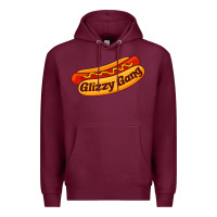 Burgundy glizzy gang glizzy gobbler Premium Hoodie - linhVisuals