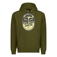 Army Green deep rock galactic red rock blaster beer , designer   t shirt Premium Hoodie - linhVisuals
