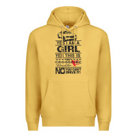 Antique Gold a girls xfire roadster   crossfire Premium Hoodie - linhVisuals
