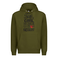 Army Green a girls xfire roadster   crossfire Premium Hoodie - linhVisuals