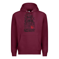 Burgundy a girls xfire roadster   crossfire Premium Hoodie - linhVisuals