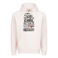 Pale Pink a girls xfire roadster   crossfire Premium Hoodie - linhVisuals