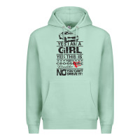 Seafoam a girls xfire roadster   crossfire Premium Hoodie - linhVisuals