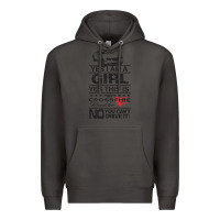 Smoke a girls xfire roadster   crossfire Premium Hoodie - linhVisuals