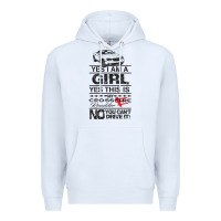 White a girls xfire roadster   crossfire Premium Hoodie - linhVisuals