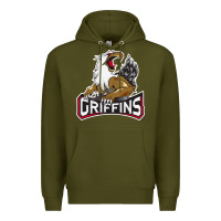 Army Green grand rapids griffins Premium Hoodie - linhVisuals