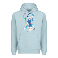 Blue Mist Gawr Gura Premium Hoodie - linhVisuals