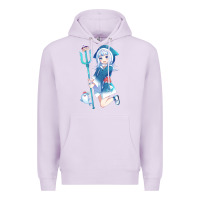 Lilac Gawr Gura Premium Hoodie - linhVisuals