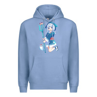 Colony Blue Gawr Gura Premium Hoodie - linhVisuals