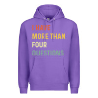 Purple funny passover seder Premium Hoodie - linhVisuals