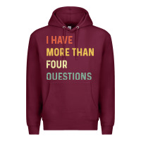 Burgundy funny passover seder Premium Hoodie - linhVisuals