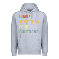 Heather Grey funny passover seder Premium Hoodie - linhVisuals