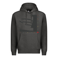 Charcoal Heather frank lloyd wright design   frank lloyd wright Premium Hoodie - linhVisuals
