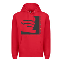 Red frank lloyd wright design   frank lloyd wright Premium Hoodie - linhVisuals