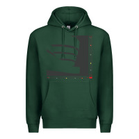 Sports Green frank lloyd wright design   frank lloyd wright Premium Hoodie - linhVisuals