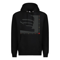 Black frank lloyd wright design   frank lloyd wright Premium Hoodie - linhVisuals