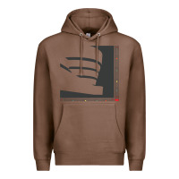 Chestnut frank lloyd wright design   frank lloyd wright Premium Hoodie - linhVisuals