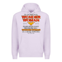 Lilac wonder woman Premium Hoodie - linhVisuals