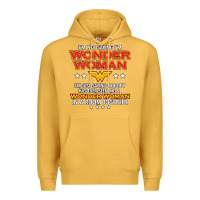 Mustard wonder woman Premium Hoodie - linhVisuals