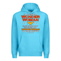 Ocean Blue wonder woman Premium Hoodie - linhVisuals