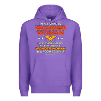 Purple wonder woman Premium Hoodie - linhVisuals