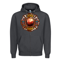 Smoke Western Firefighter Symbol Zipper Hoodie - RanaPortraitStore