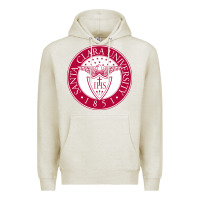 Oatmeal Heather santa clara u Premium Hoodie - linhVisuals