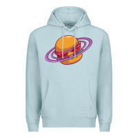 Blue Mist Burger  Saturn Premium Hoodie - linhVisuals
