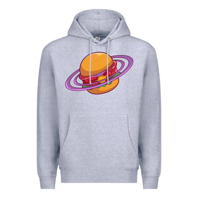 Burger  Saturn Premium Hoodie by linhVisuals | Teevron